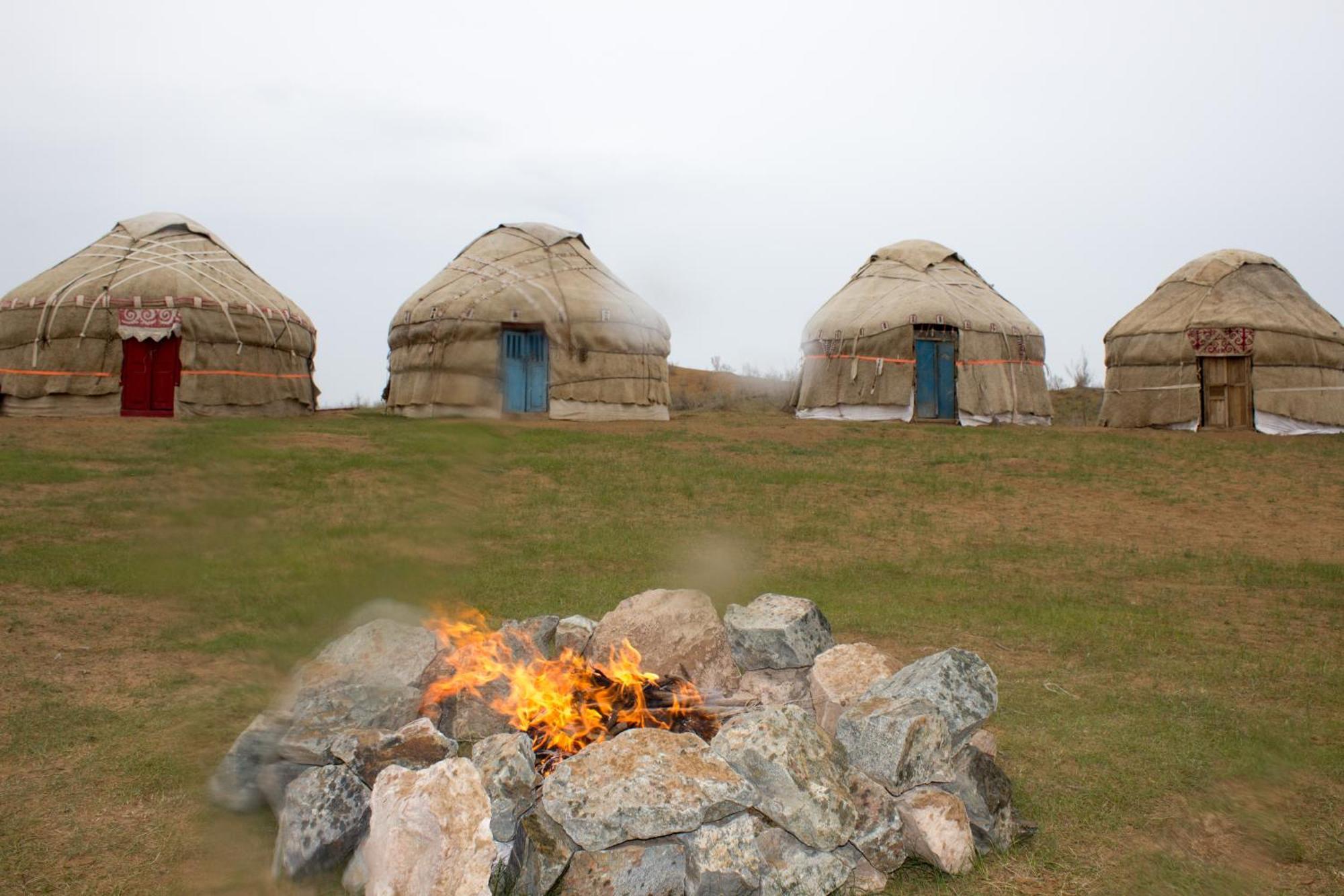 Authentic Uzbek Yurt Camp Eco-Friendly Nurota Exterior foto