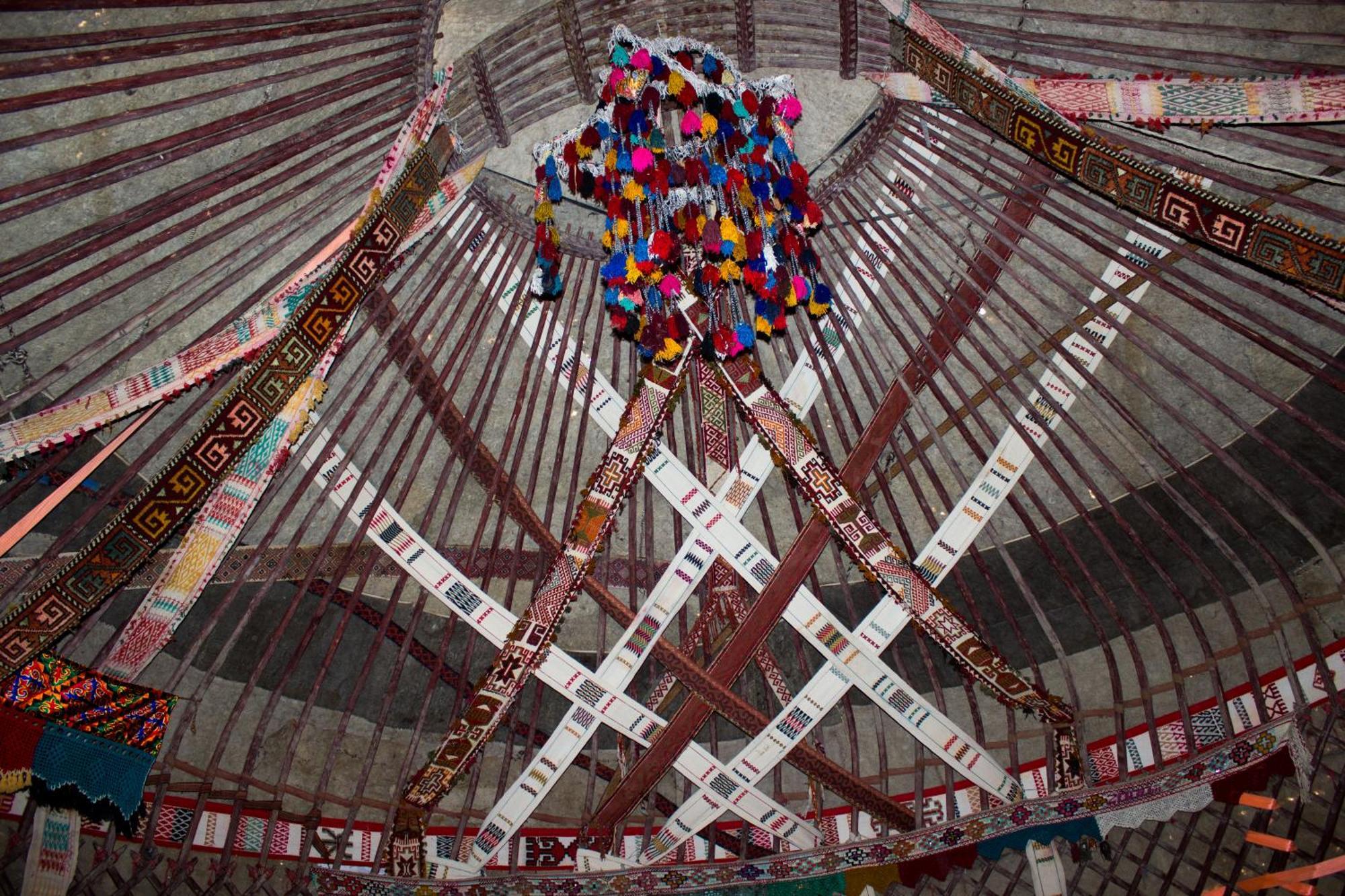 Authentic Uzbek Yurt Camp Eco-Friendly Nurota Exterior foto