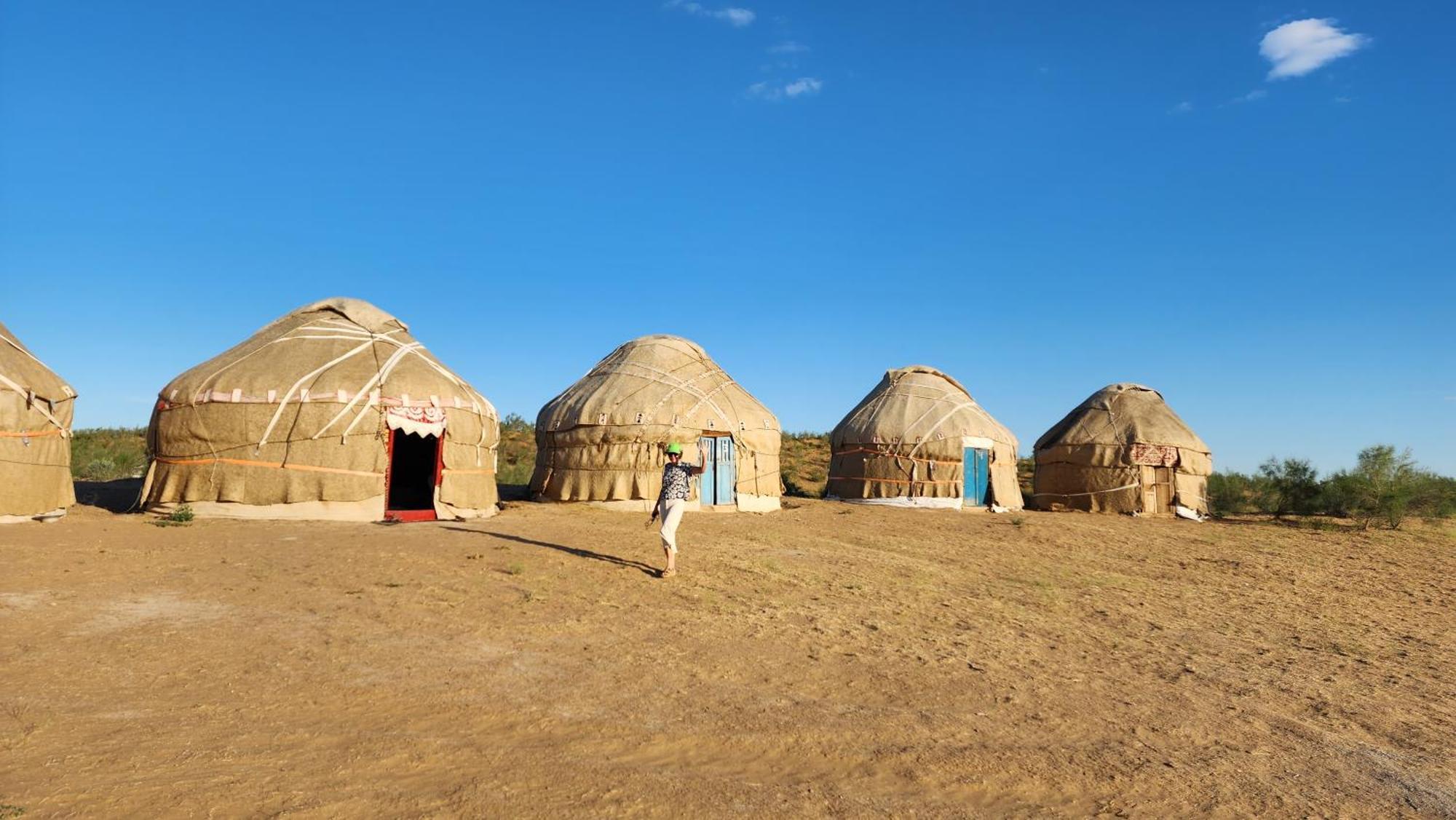 Authentic Uzbek Yurt Camp Eco-Friendly Nurota Exterior foto