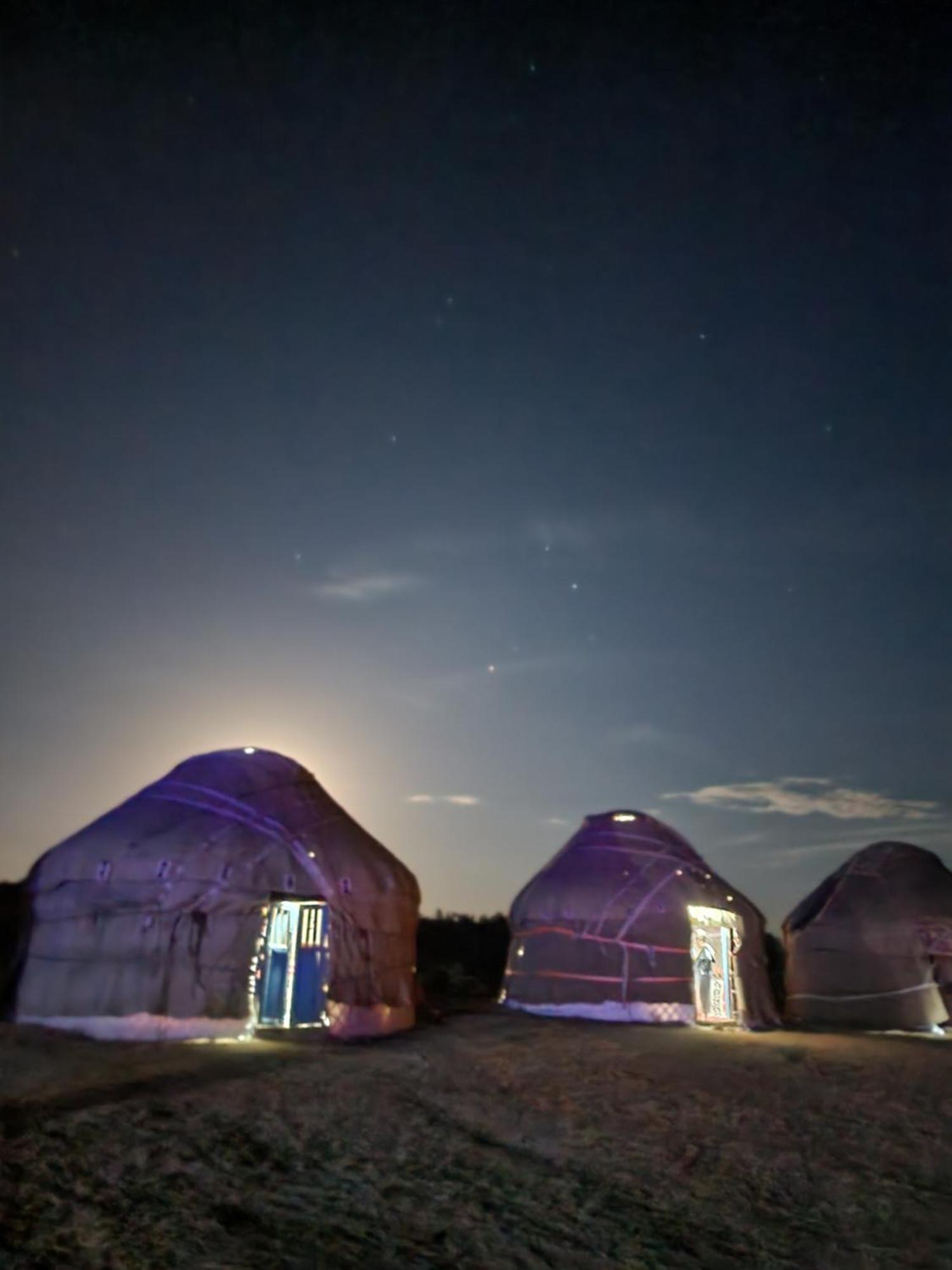 Authentic Uzbek Yurt Camp Eco-Friendly Nurota Exterior foto