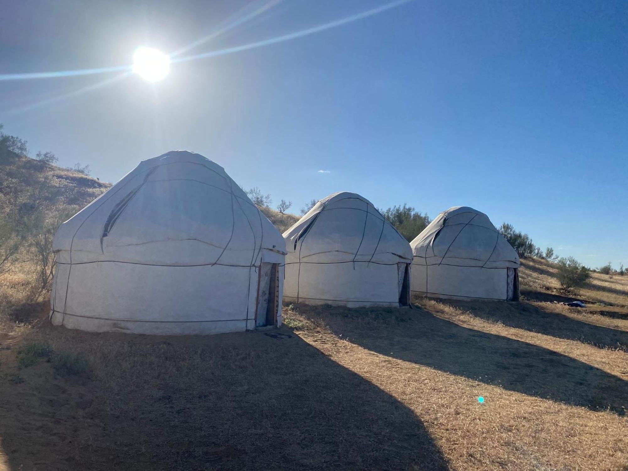 Authentic Uzbek Yurt Camp Eco-Friendly Nurota Exterior foto