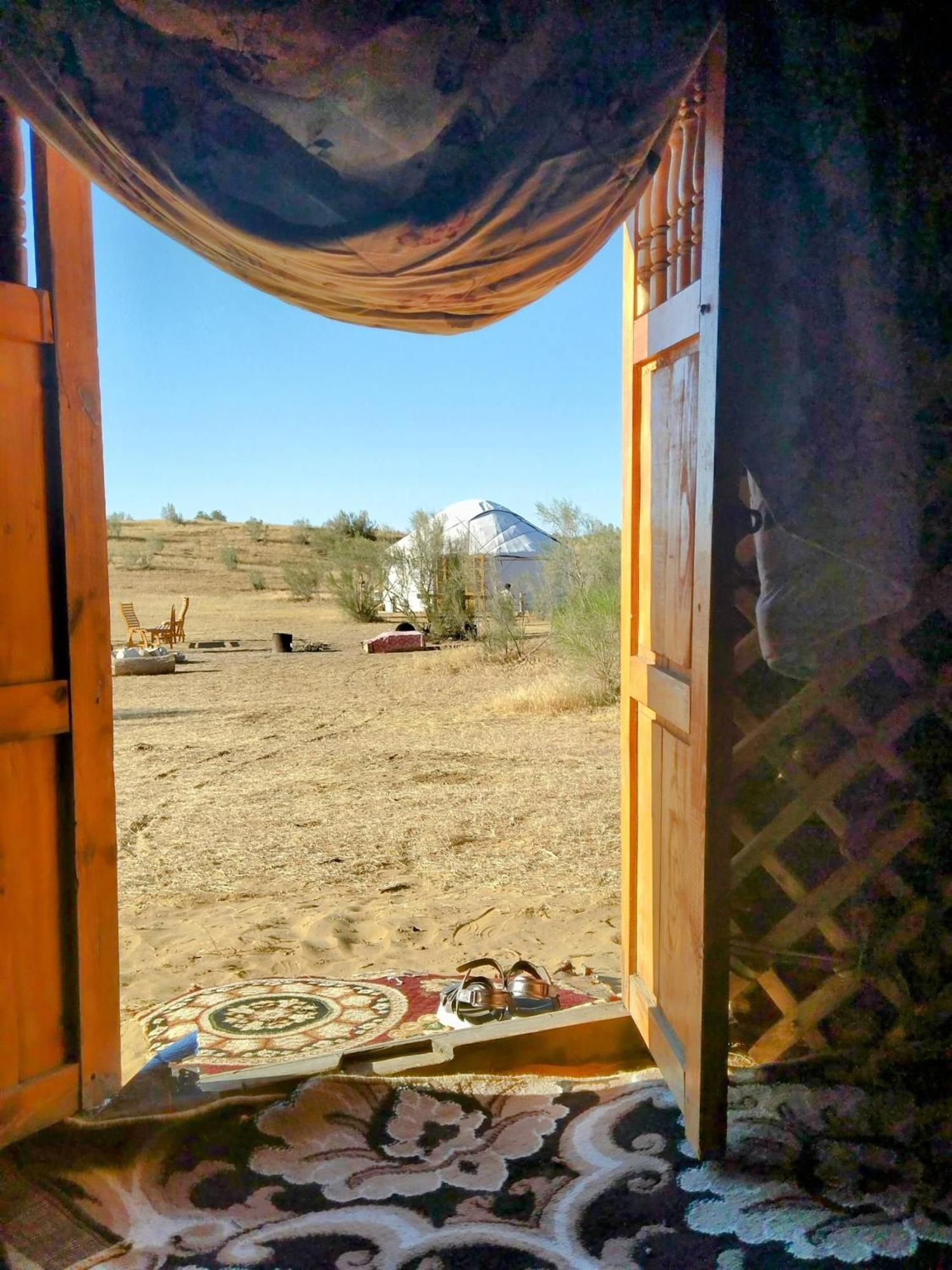 Authentic Uzbek Yurt Camp Eco-Friendly Nurota Exterior foto
